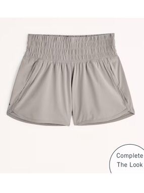 Abercrombie YPB motionTEK Unlined Ultra High Rise Workout Short. Size Large